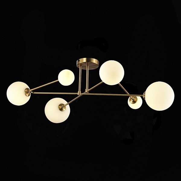 Потолочная люстра EVOLUCE Fantini желтый арт. SLE2211-302-06