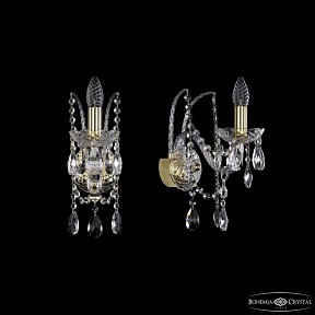 Бра Bohemia Ivele Crystal 1411 золото арт. 1411B/1/160 G
