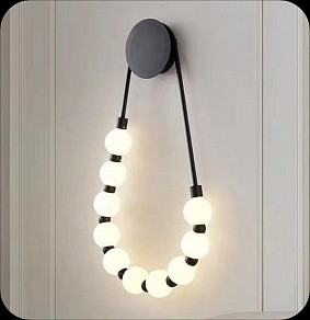 Бра Alfa-Light F0324 черный арт. F0324-66