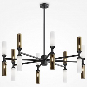 Люстра на штанге Maytoni Memory черный арт. MOD177PL-16G
