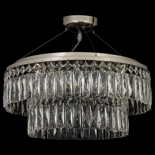 Подвесная люстра Arti Lampadari Acquaro никель арт. Acquaro E 1.5.D50.100 NP