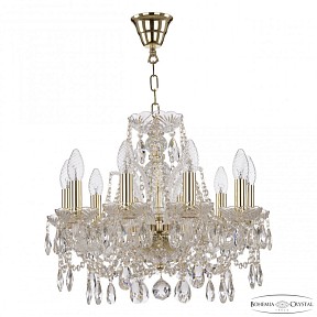 Подвесная люстра Bohemia Ivele Crystal 105 золото арт. 105/10/141 G