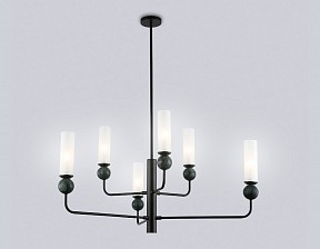 Люстра на штанге Ambrella Light LH зеленый арт. LH53274