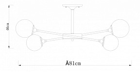 Люстра на штанге Arte Lamp Marco золото арт. A2703PL-12SG
