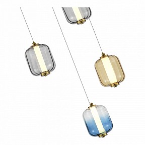Подвесной светильник ST-Luce Summer желтый арт. SL1193.303.05
