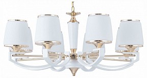 Подвесная люстра Arte Milano Florentia-2457 белый арт. 302457/8 Wh/Gd