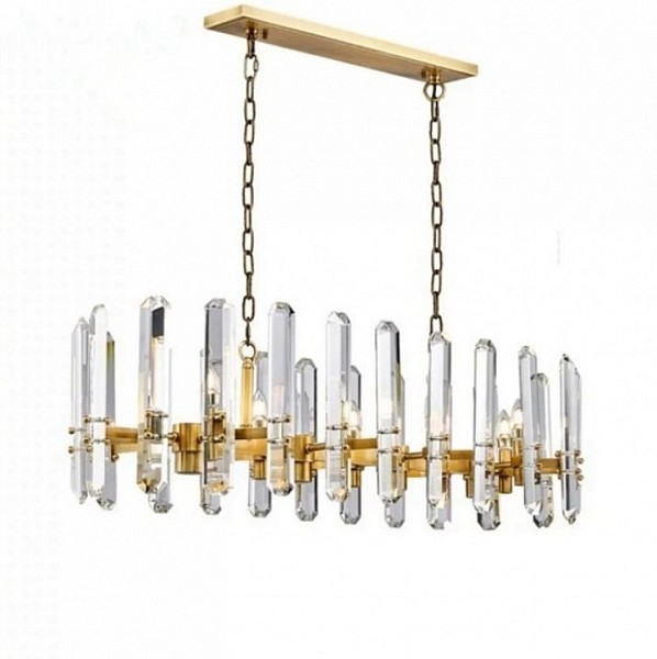 Подвесная люстра Inodesign Lucea Long латунь арт. INO_Lucea Long 44.1030