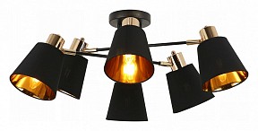 Люстра на штанге ILLUMICO Abelie золото арт. IL6116-6COU-79 BK GD Abelie