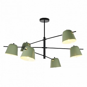 Люстра на штанге MyFar Clementine черный арт. MR2281-6С