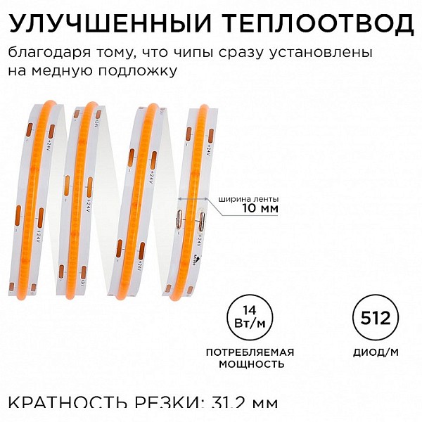 Лента светодиодная Apeyron Electrics   арт. 210ОО