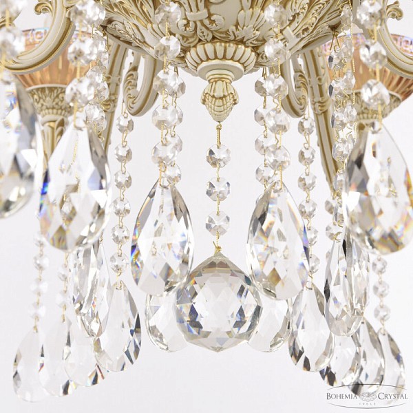 Подвесная люстра Bohemia Ivele Crystal AL7901 белый арт. AL79101/8/250 A WMG P Shampan/M-1G