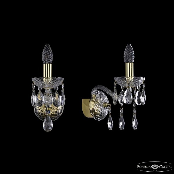Бра Bohemia Ivele Crystal 1413 золото арт. 1413B/1/141 G