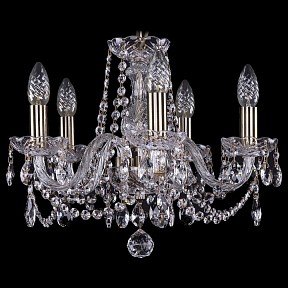 Подвесная люстра Bohemia Ivele Crystal 1402 яркие арт. 1402/5/141/Pa