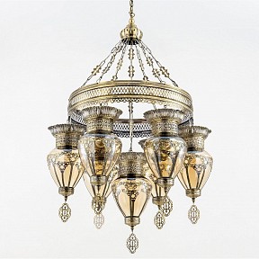 Подвесная люстра Citilux Каир коричневый арт. CL419263