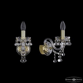 Бра Bohemia Ivele Crystal 1409 золото арт. 1409B/1/141 G