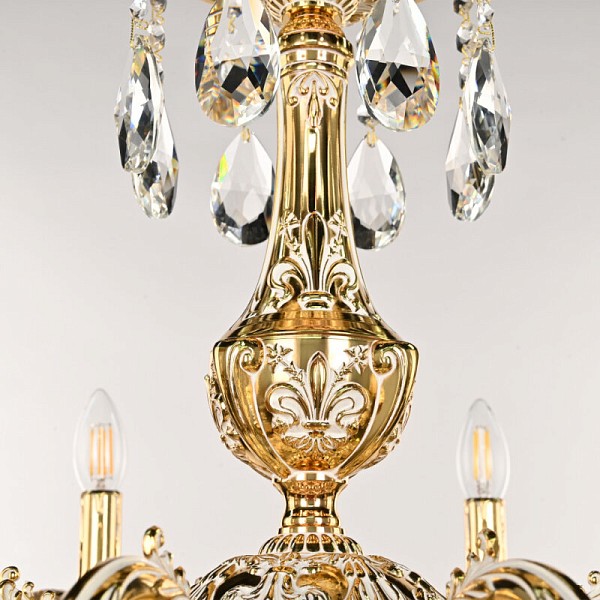 Подвесная люстра Bohemia Ivele Crystal AL7901 золото арт. AL79101/8/250 A GW