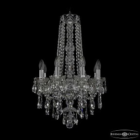 Подвесная люстра Bohemia Ivele Crystal 1415 никель арт. 1415/8/141/h-69 Ni