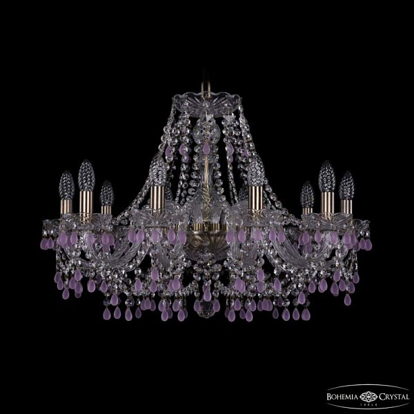 Подвесная люстра Bohemia Ivele Crystal 1410 золото арт. 1410/10/240 Pa V7010