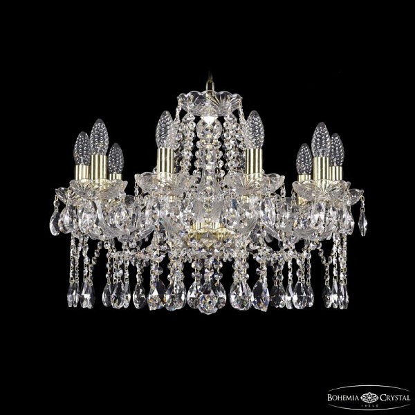 Подвесная люстра Bohemia Ivele Crystal 1413 золото арт. 1413/10/200 G
