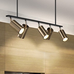 Светильник на штанге Imperiumloft Long John черный арт. LINO01