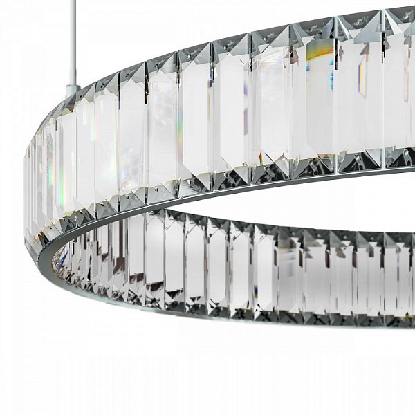 Подвесной светильник Loft it Crystal Ring серый арт. 10135/1000 Chrome