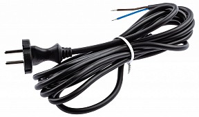 Сетевой провод Эра  черный арт. UX-2x0,75-5m-B