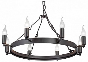 Подвесная люстра Vitaluce V3924 черный арт. V3924-1/8