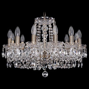 Подвесная люстра Bohemia Ivele Crystal 1402 золото арт. 1402/12/195/Pa