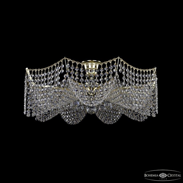 Подвесная люстра Bohemia Ivele Crystal 7708 золото арт. 77081/58 G