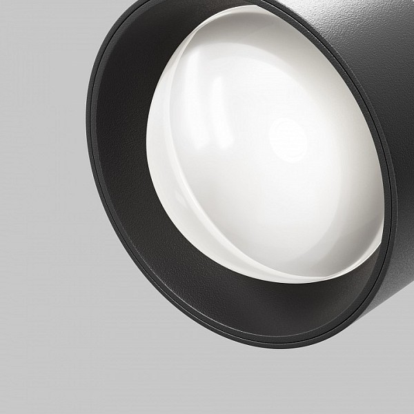 Светильник на штанге Maytoni Lens черный арт. TR217-2-15W4K-B