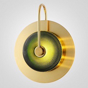 Бра Imperiumloft Green Disk латунь арт. 44,65