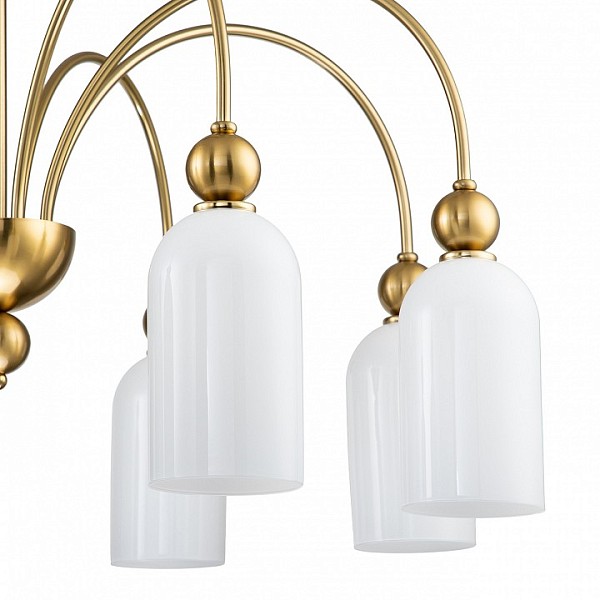 Люстра на штанге Escada Ode коричневый арт. 686/8PL Copper