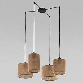 Подвесная люстра TK Lighting Juta черный арт. 6585 Juta
