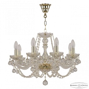Подвесная люстра Bohemia Ivele Crystal 101 золото арт. 101/8/195 G Balls