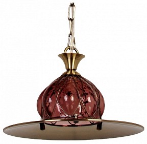 Подвесной светильник Abrasax Cornelia бронза арт. 2232/1(purple)
