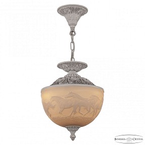 Подвесная люстра Bohemia Ivele Crystal AL7003 белый арт. AL7003P/25 WMN Horse