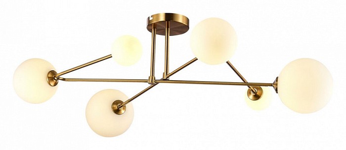 Потолочная люстра EVOLUCE Fantini желтый арт. SLE2211-302-06