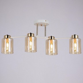 Светильник на штанге ILLUMICO Qui белый арт. IL6111-4COU-79 WH GD Qui