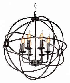 Подвесная люстра Loft it Foucaults Orb коричневый арт. LOFT1192-6