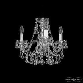 Подвесная люстра Bohemia Ivele Crystal 1409 никель арт. 1409/3/141 Ni