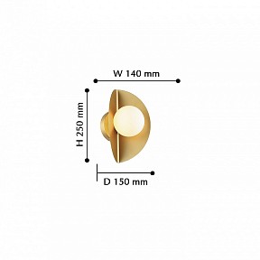 Бра Favourite Kernel золото арт. 2366-1W