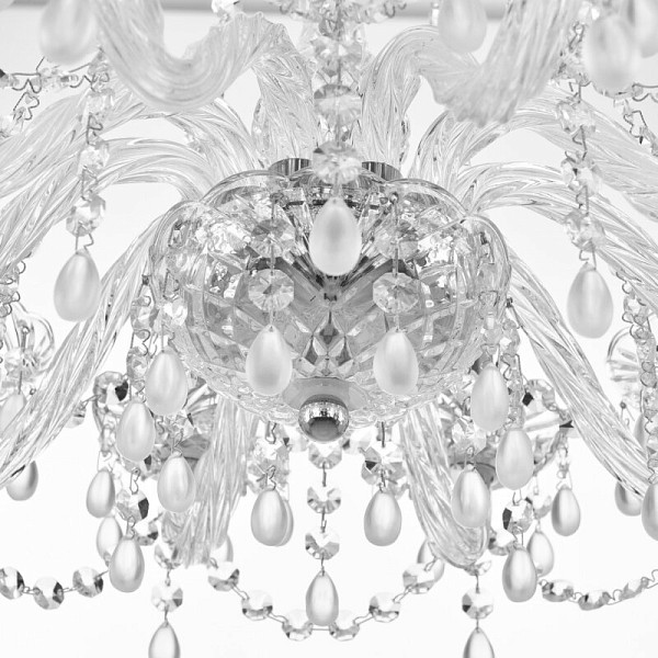 Подвесная люстра Bohemia Ivele Crystal 112 никель арт. 112/10/165 Ni V0300