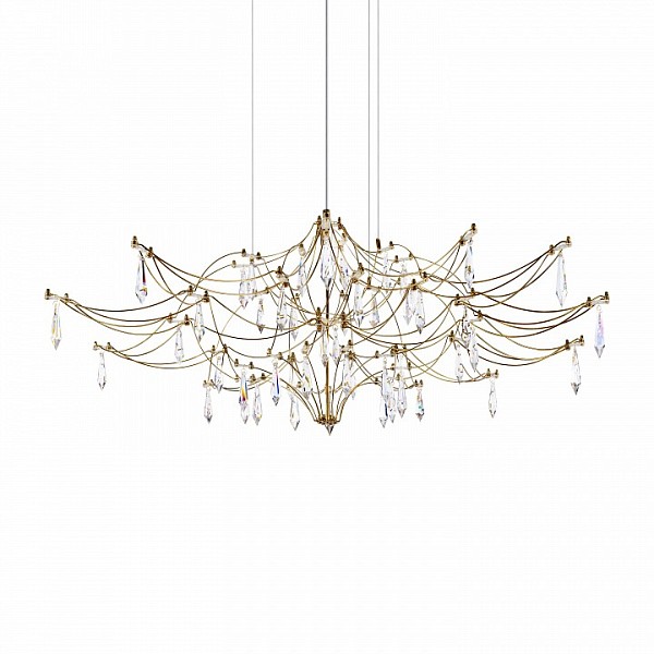 Подвесная люстра Loft it Mira золото арт. 10587/1000 Gold Asfour