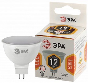 Лампа светодиодная Эра Стандарт  арт. LED MR16-12W-827-GU5.3