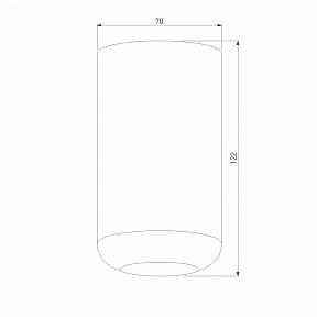 Накладной светильник Elektrostandard Onde черный арт. a064194