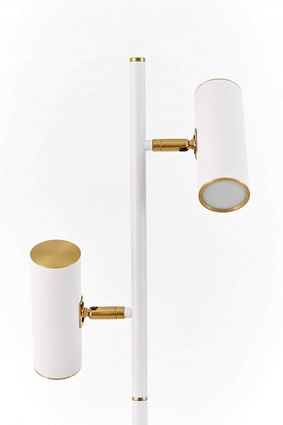 Торшер LUMINA DECO MIRRA белый арт. LDF 7731-2 WT+MD