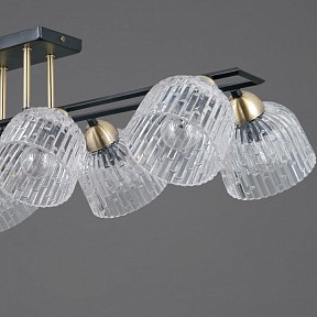 Люстра на штанге ILLUMICO  бронза арт. IL0794-8CSQ-25BKAB ELITE