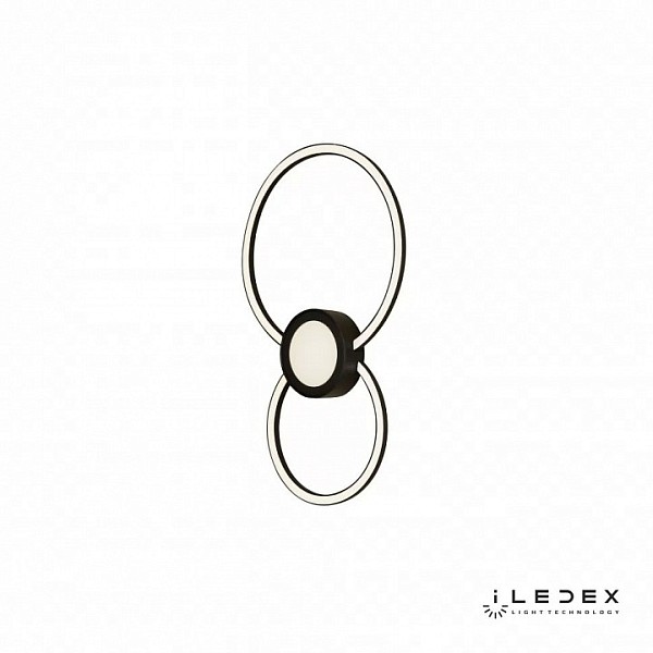 Накладной светильник iLedex Galaxy черный арт. X046324 24W 3000K BK