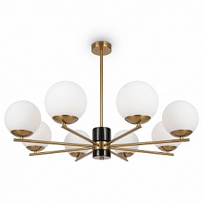 Люстра на штанге Freya Marble желтый арт. FR5230PL-08BS