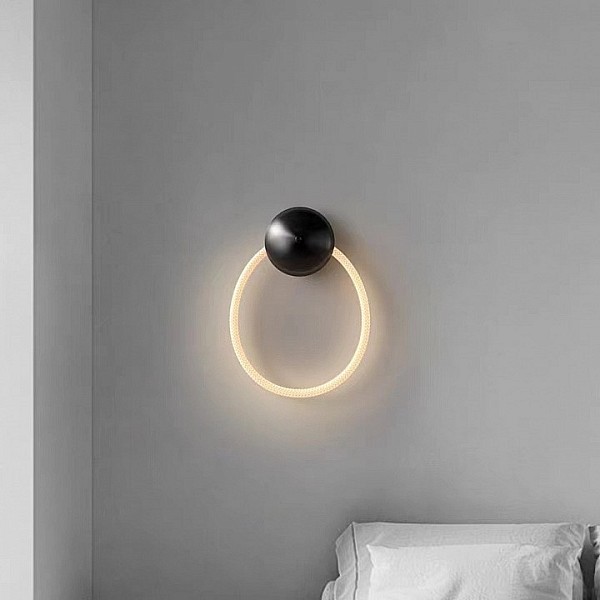 Бра LIGHTERA Tura черный арт. LE103W-43BB STAINLESS